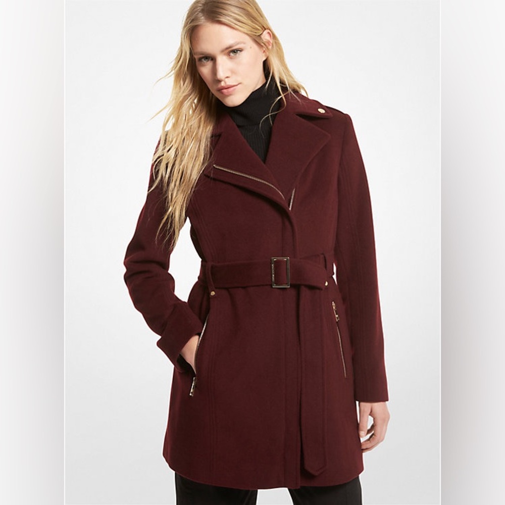 Michael‎ MICHAEL KORS
Wool Blend Belted Coat